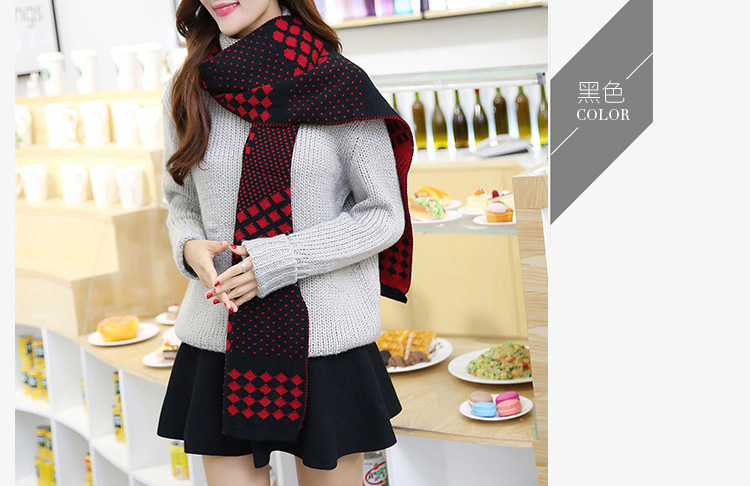 Plaid wool scarf wholesale