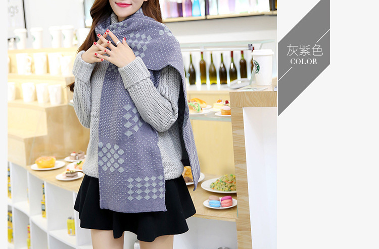 Plaid wool scarf wholesale