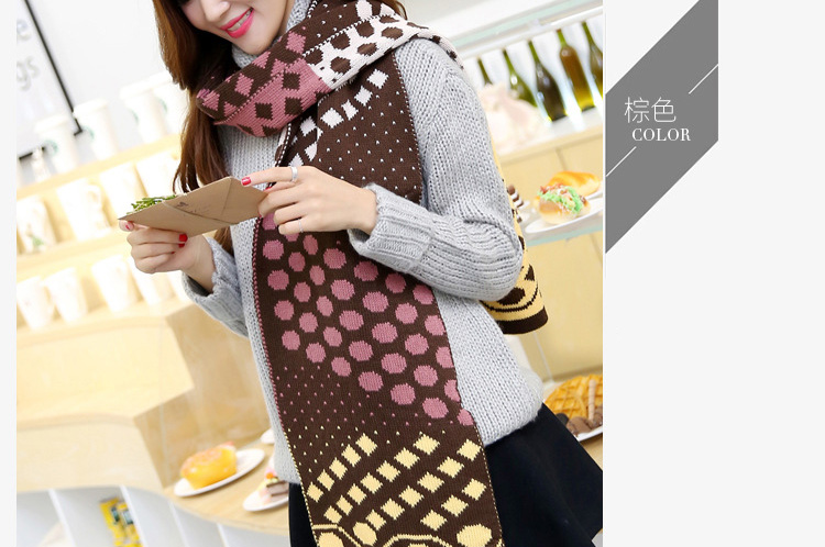 Wholesale dot wool scarf