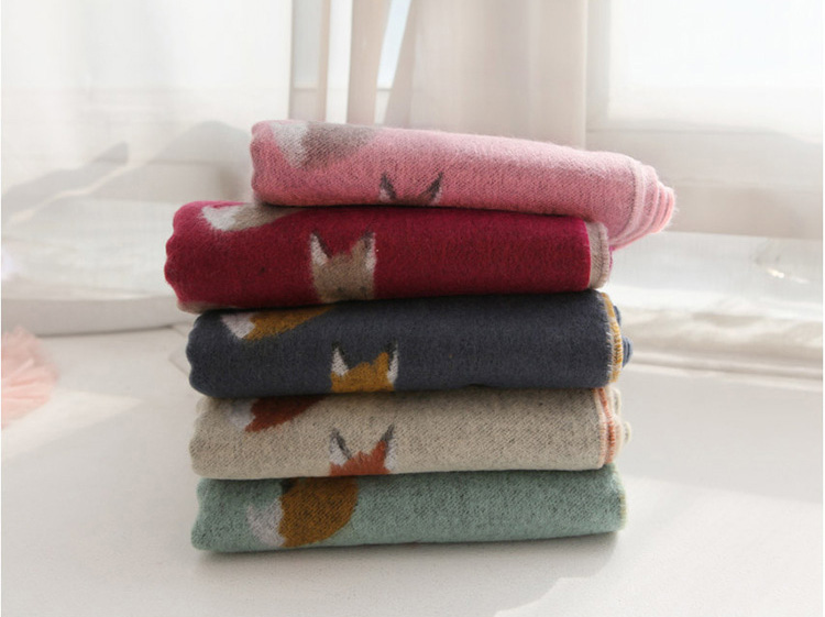 Animal print cashmere scarf wholesale