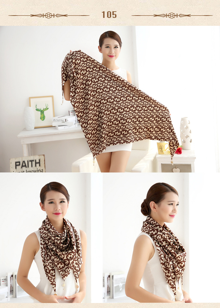 Triangle silk scarf wholesale