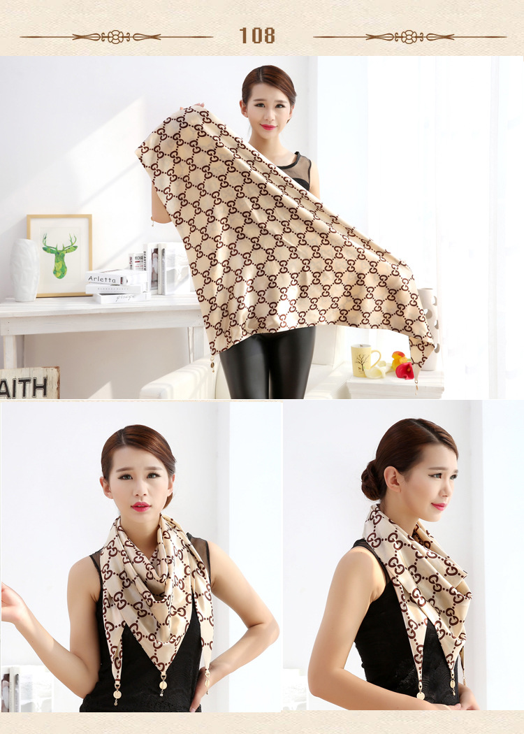 Triangle silk scarf wholesale