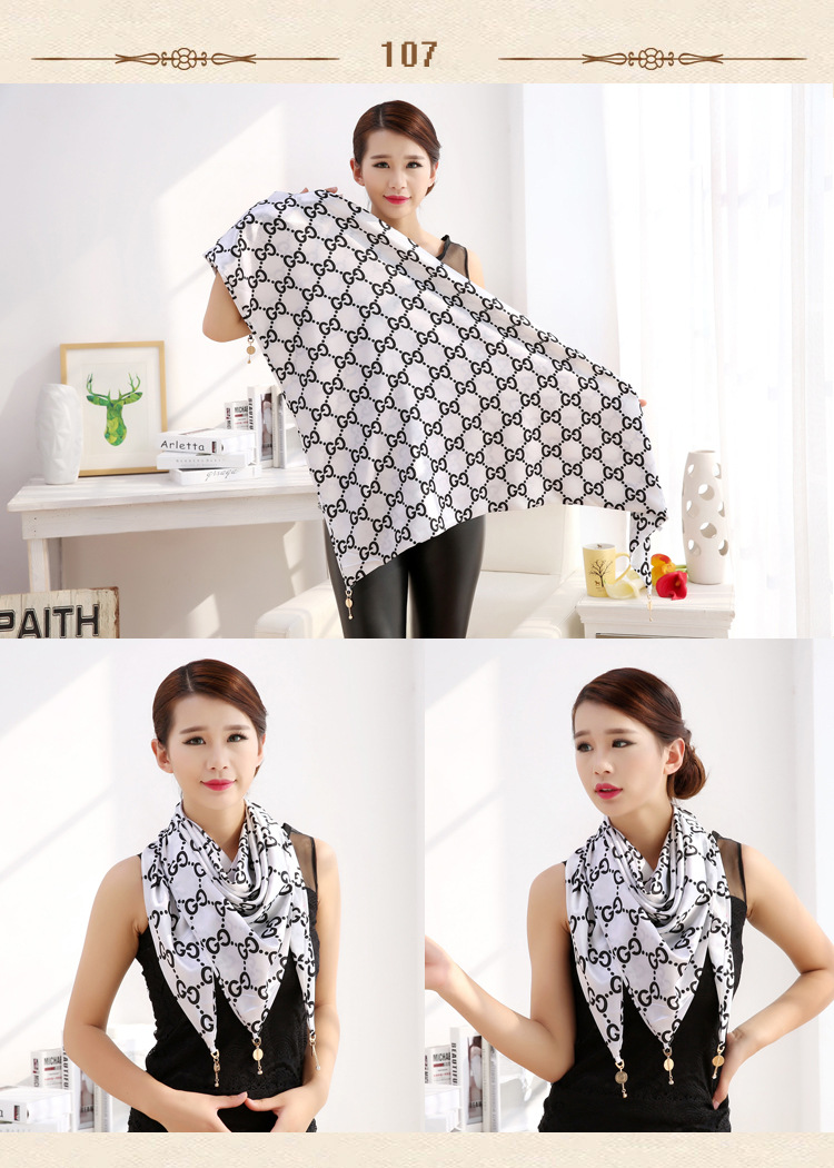 Triangle silk scarf wholesale
