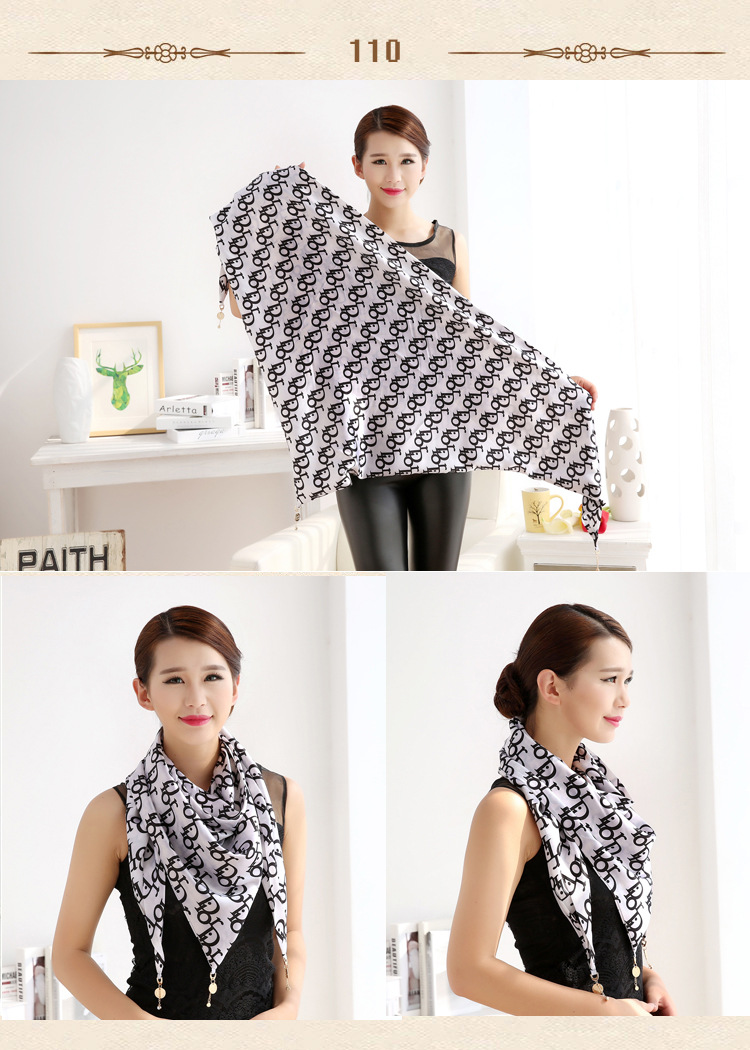 Triangle silk scarf wholesale