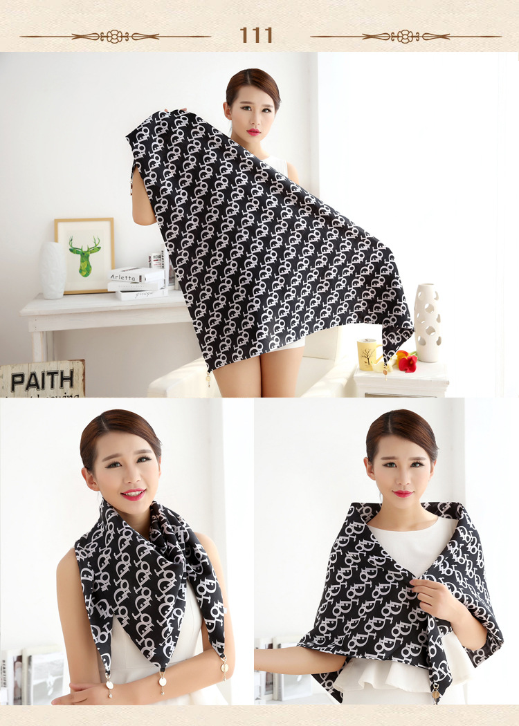 Triangle silk scarf wholesale
