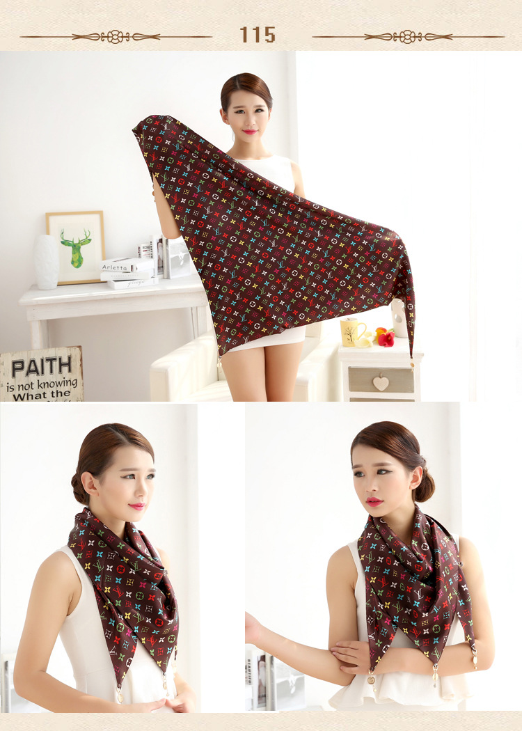 Triangle silk scarf wholesale
