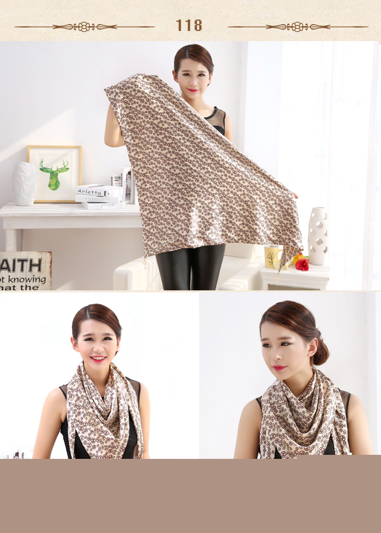 Triangle silk scarf wholesale
