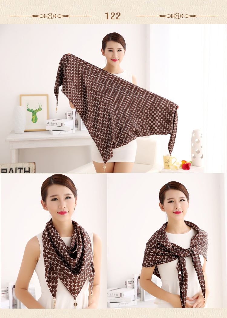 Triangle silk scarf wholesale