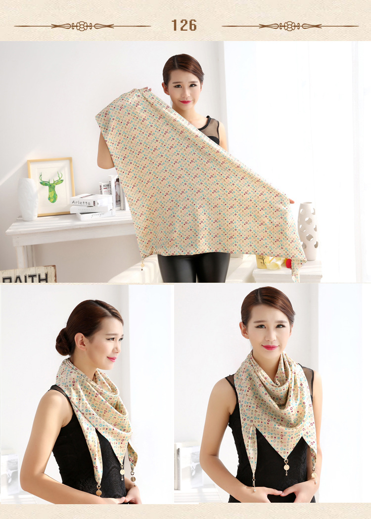 Triangle silk scarf wholesale