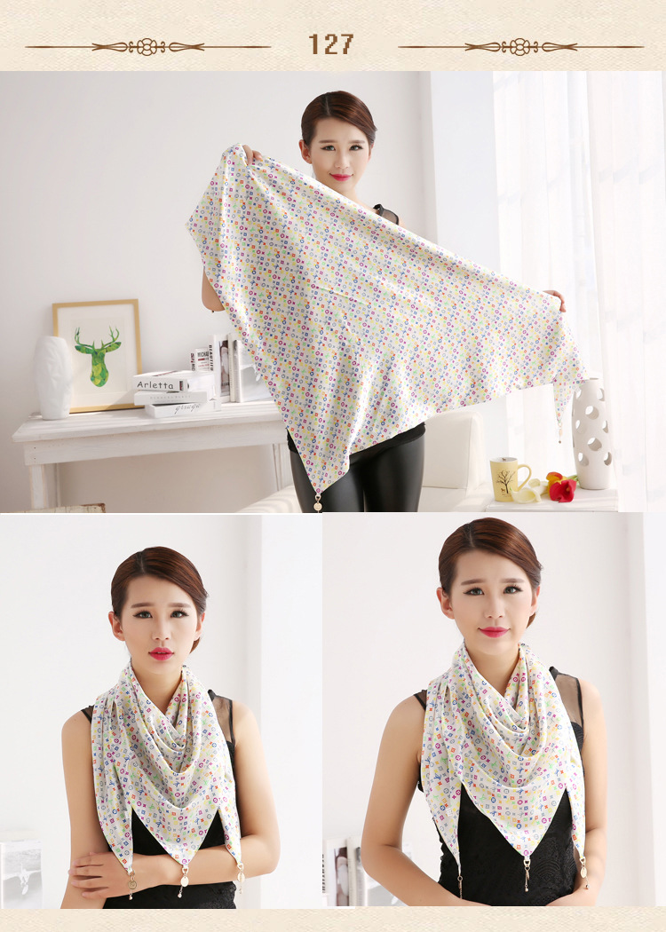 Triangle silk scarf wholesale