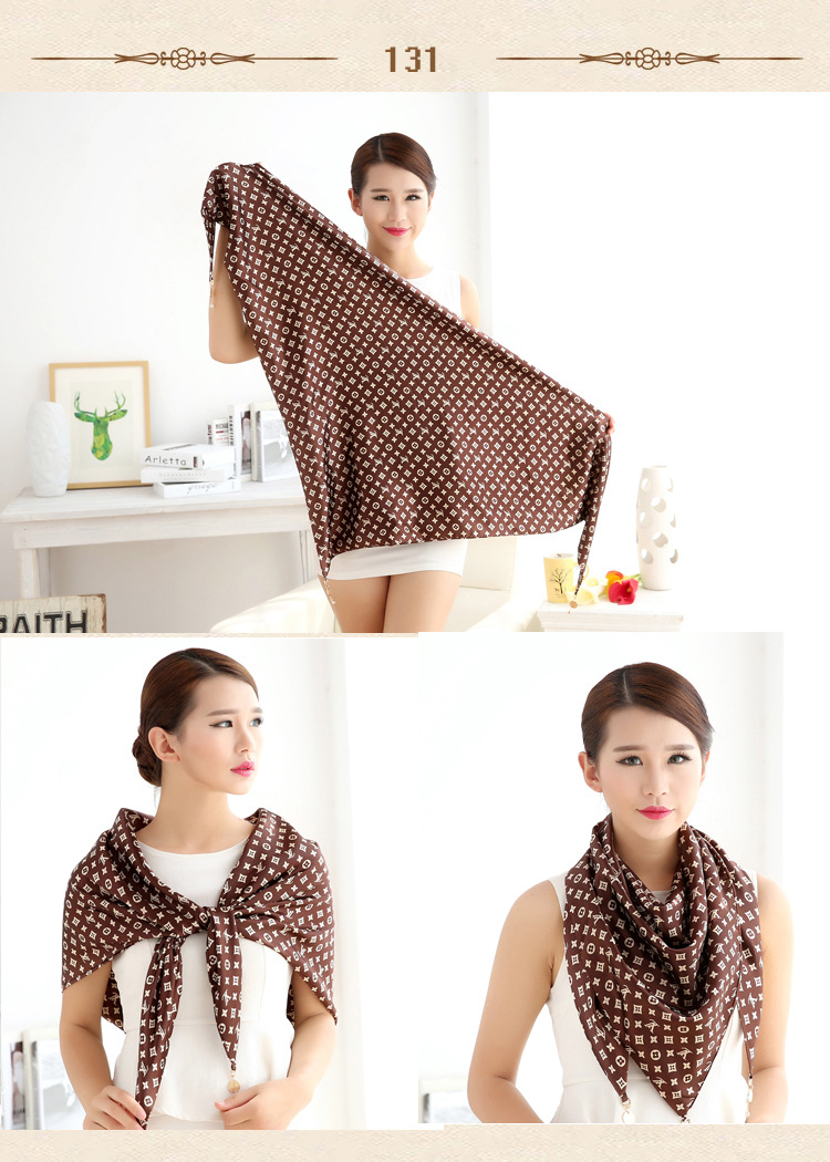 Triangle silk scarf wholesale