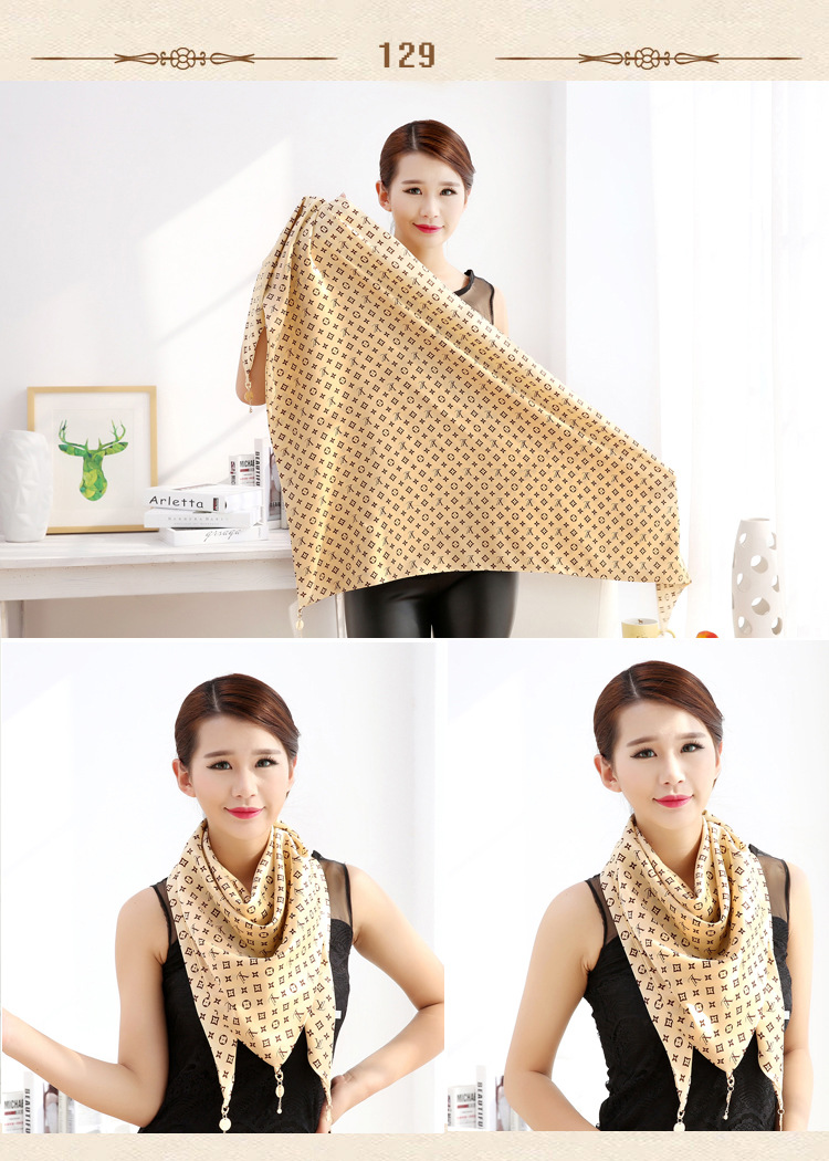 Triangle silk scarf wholesale