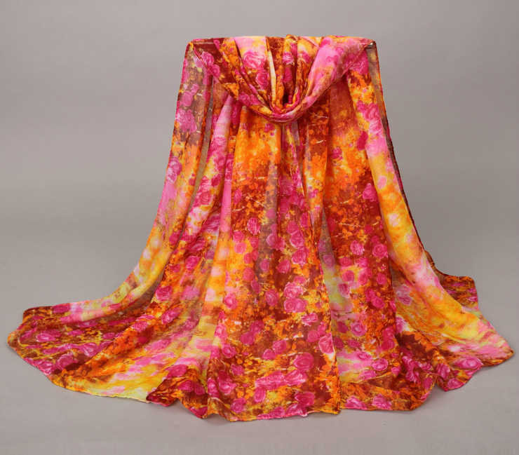 Rose fashion scarf wholesale