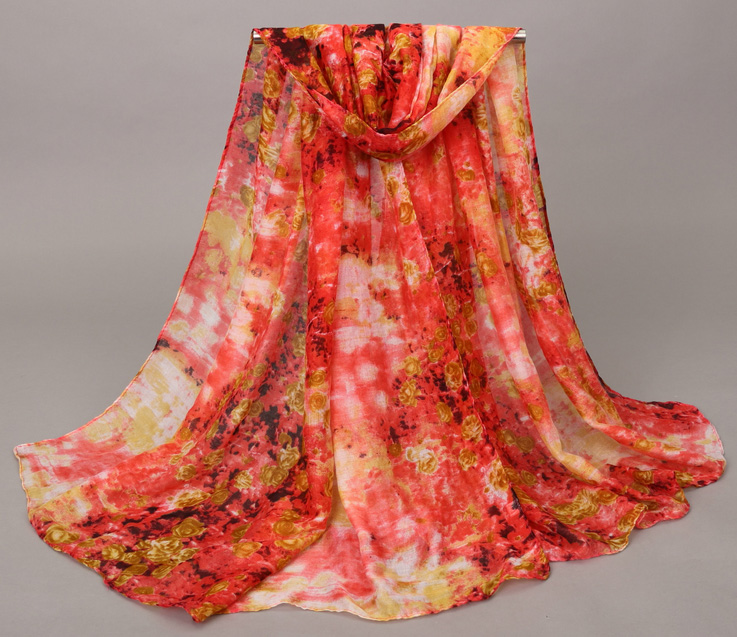 Rose fashion scarf wholesale