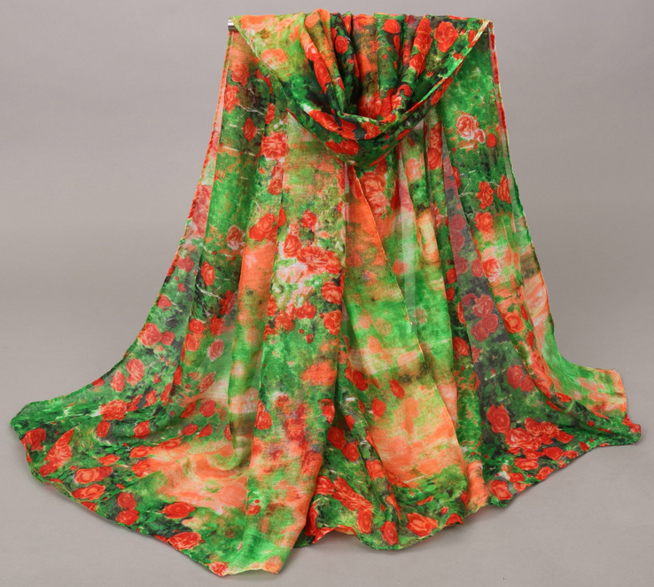Rose fashion scarf wholesale