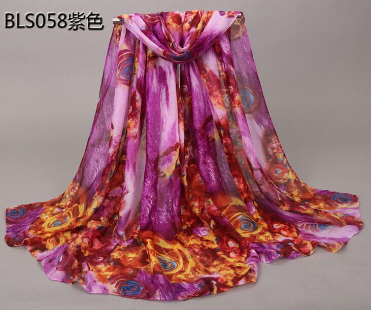 Viscose silk scarf wholesale for sale