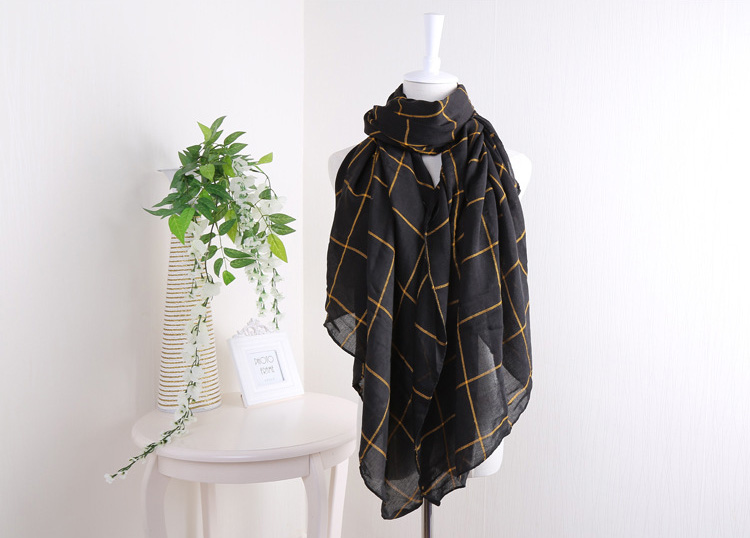 Womens plaid scarf wholesale