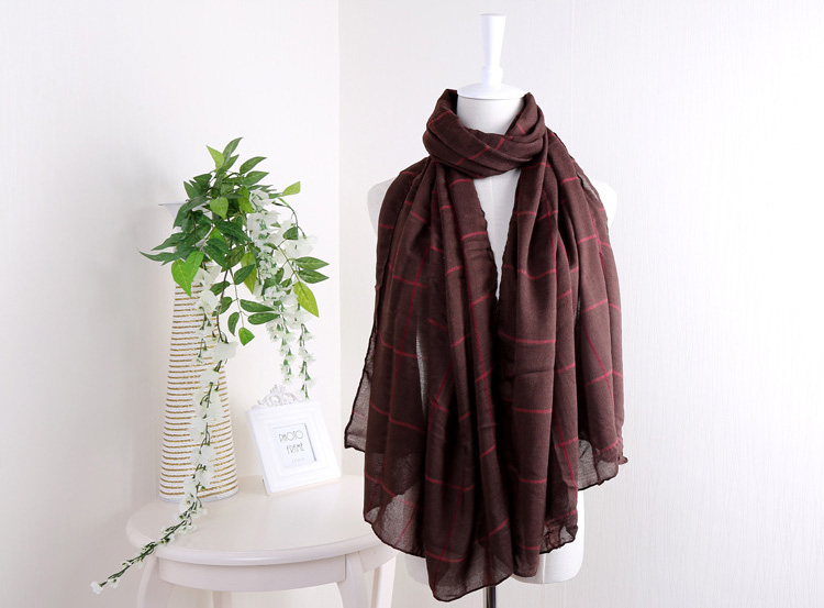 Womens plaid scarf wholesale