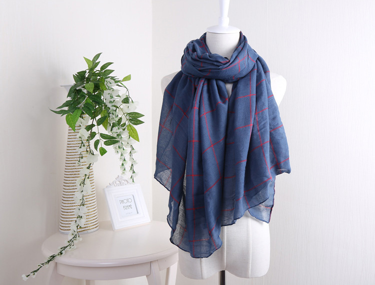 Womens plaid scarf wholesale