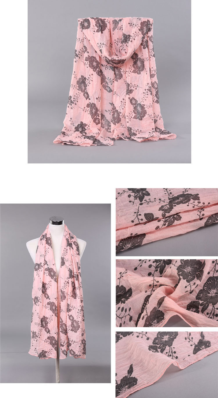 Viscose cotton scarf wholesale