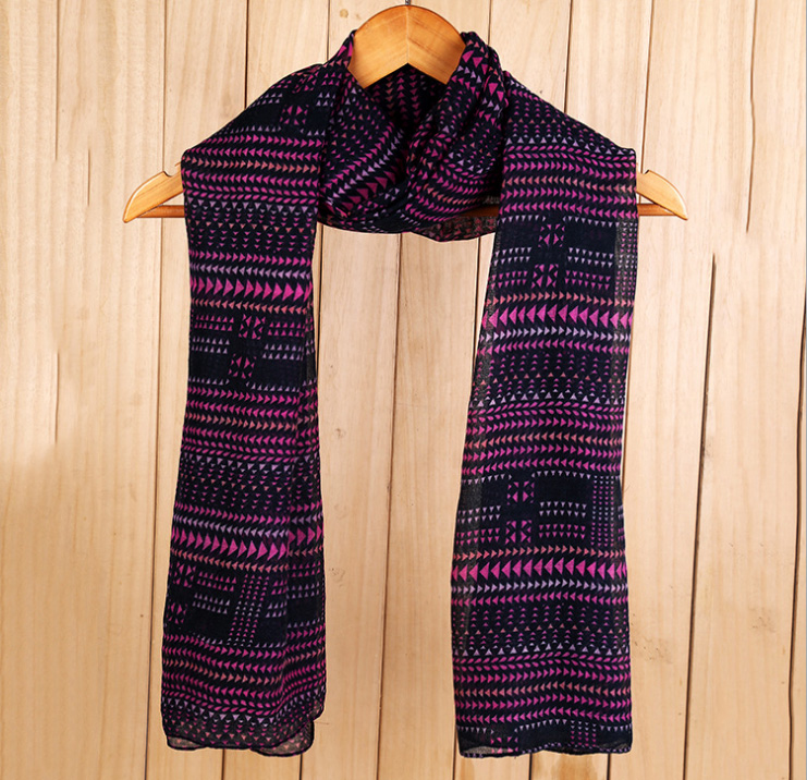 Wholesale cotton viscose long scarf