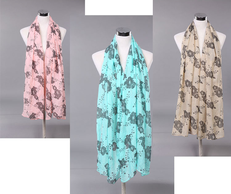 Viscose cotton scarf wholesale