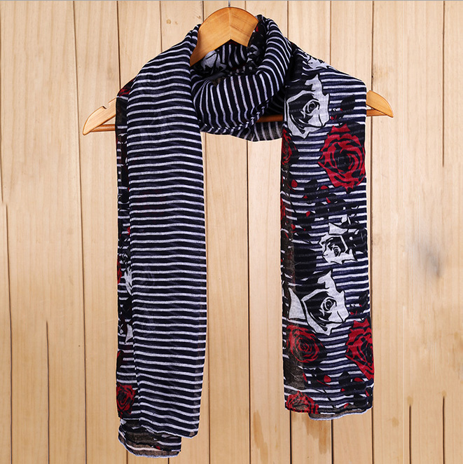 Wholesale silk viscose scarf shawl