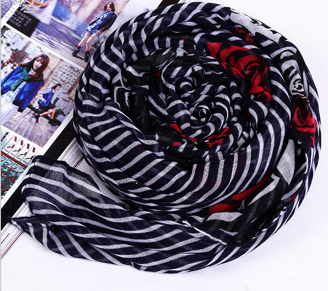 Wholesale silk viscose scarf shawl