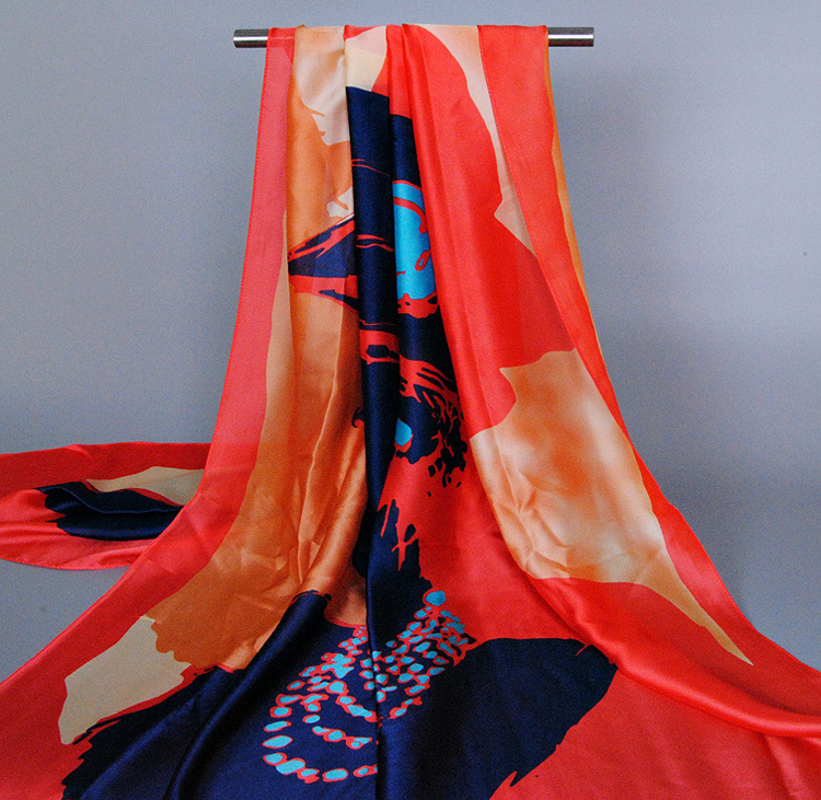 Women satin silk scarf wholesale