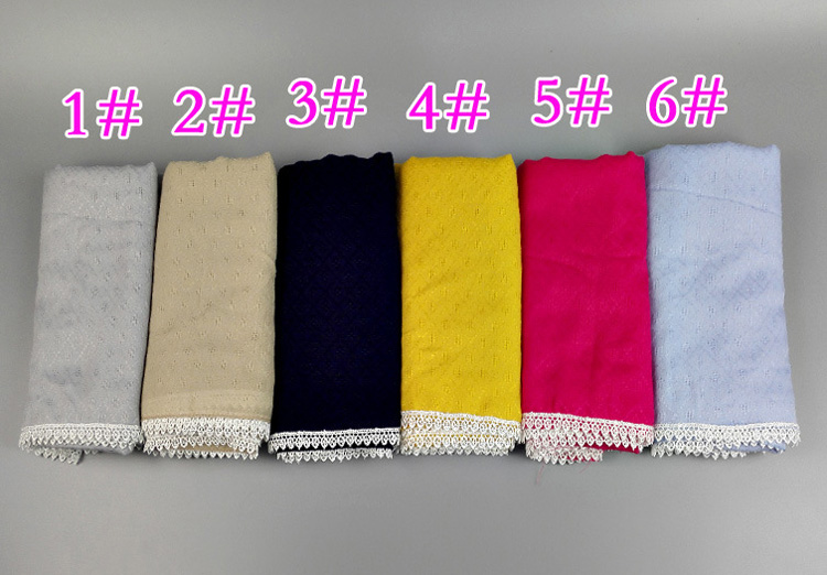 Women cotton lace scarf wholesale