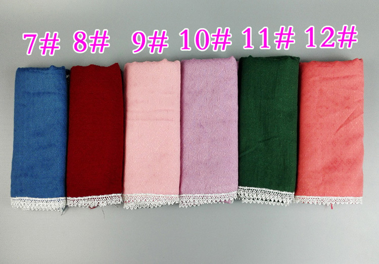 Women cotton lace scarf wholesale