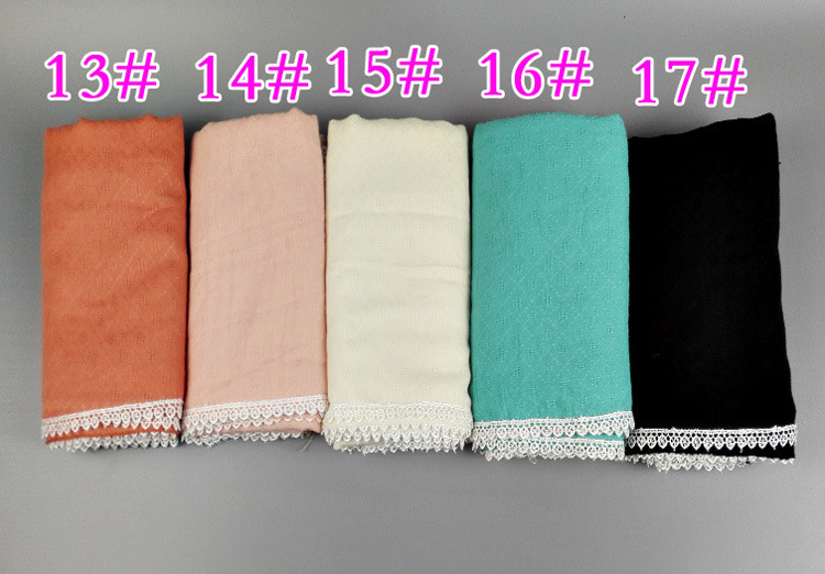 Women cotton lace scarf wholesale