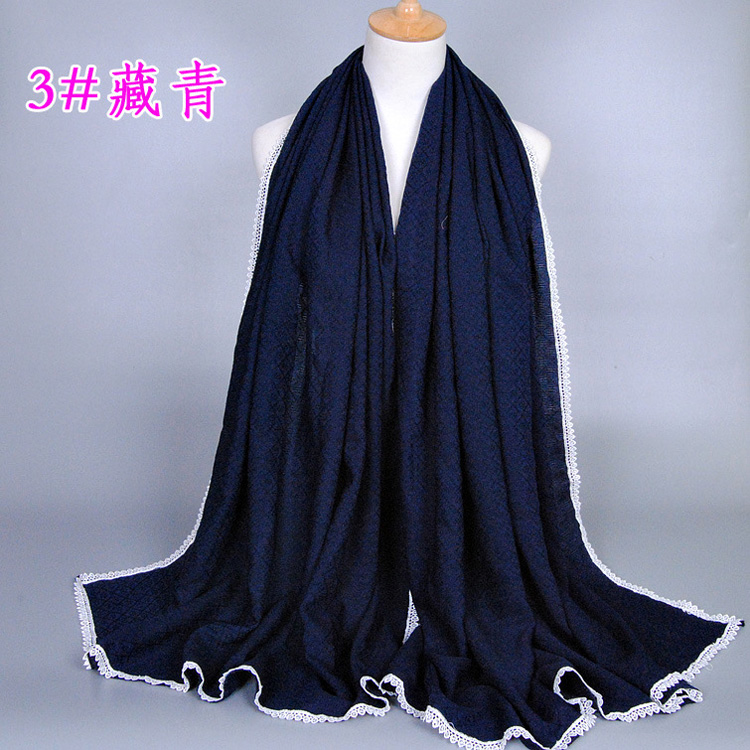 Women cotton lace scarf wholesale