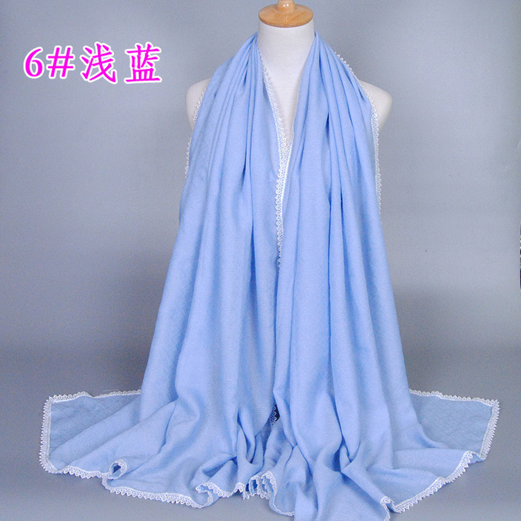Women cotton lace scarf wholesale