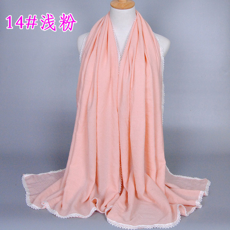 Women cotton lace scarf wholesale