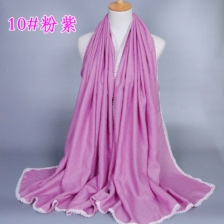 Women cotton lace scarf wholesale