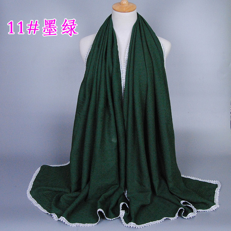 Women cotton lace scarf wholesale