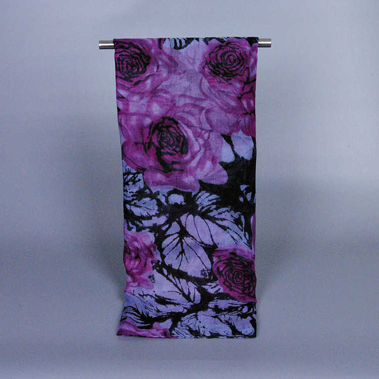 Watercolor floral scarf wholesale