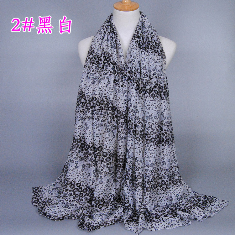 Viscose sunflower scarf wholesale