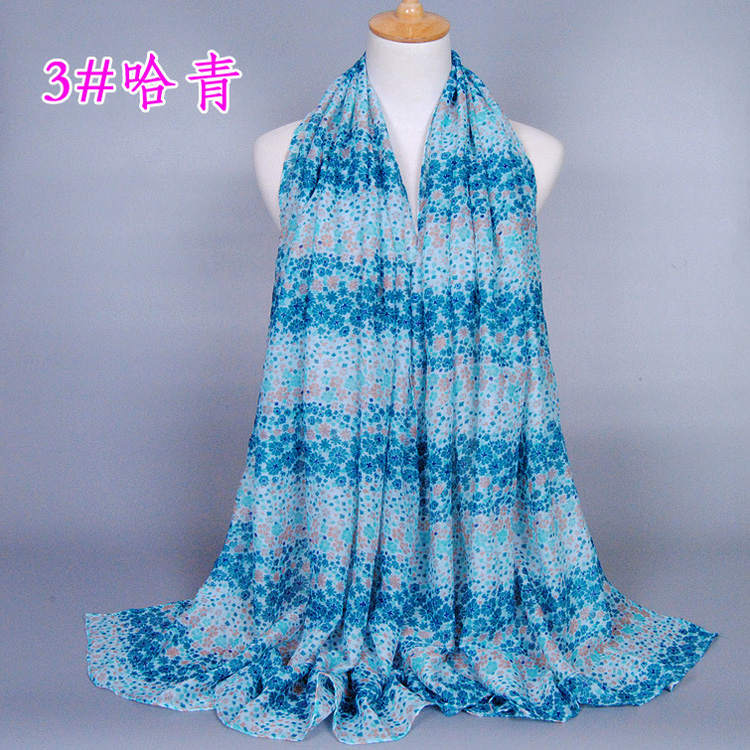 Viscose sunflower scarf wholesale