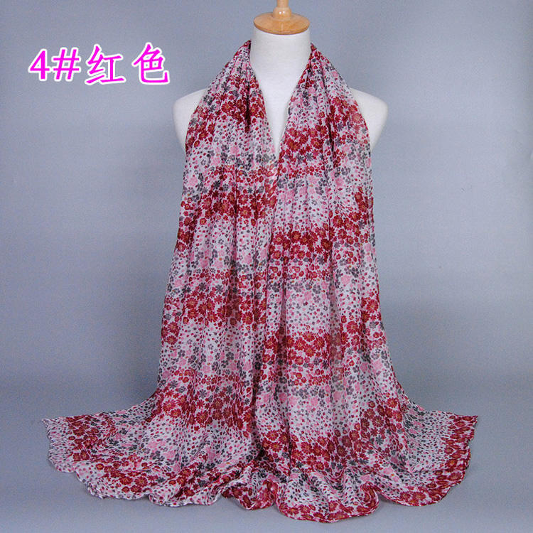 Viscose sunflower scarf wholesale