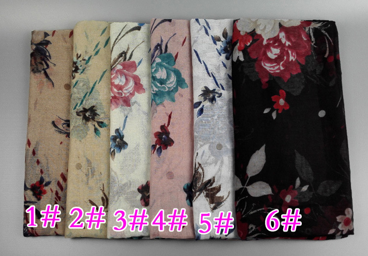 Women fashion viscose scarf wholesale