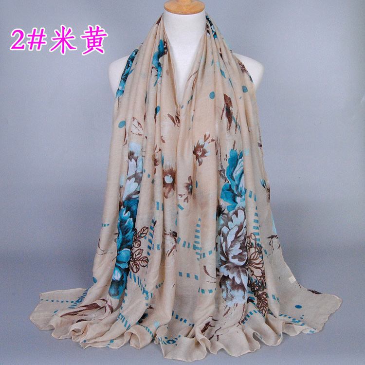 Women fashion viscose scarf wholesale