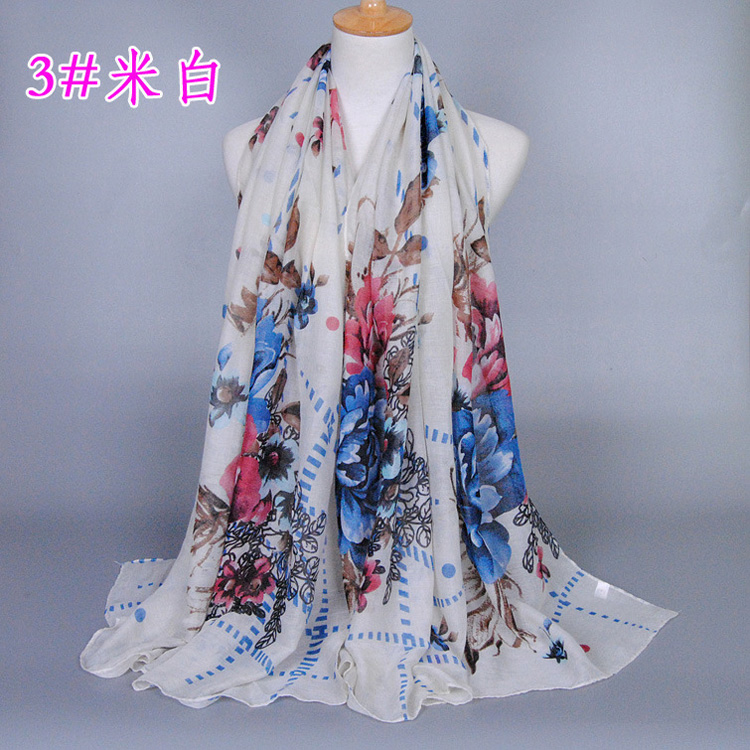 Women fashion viscose scarf wholesale