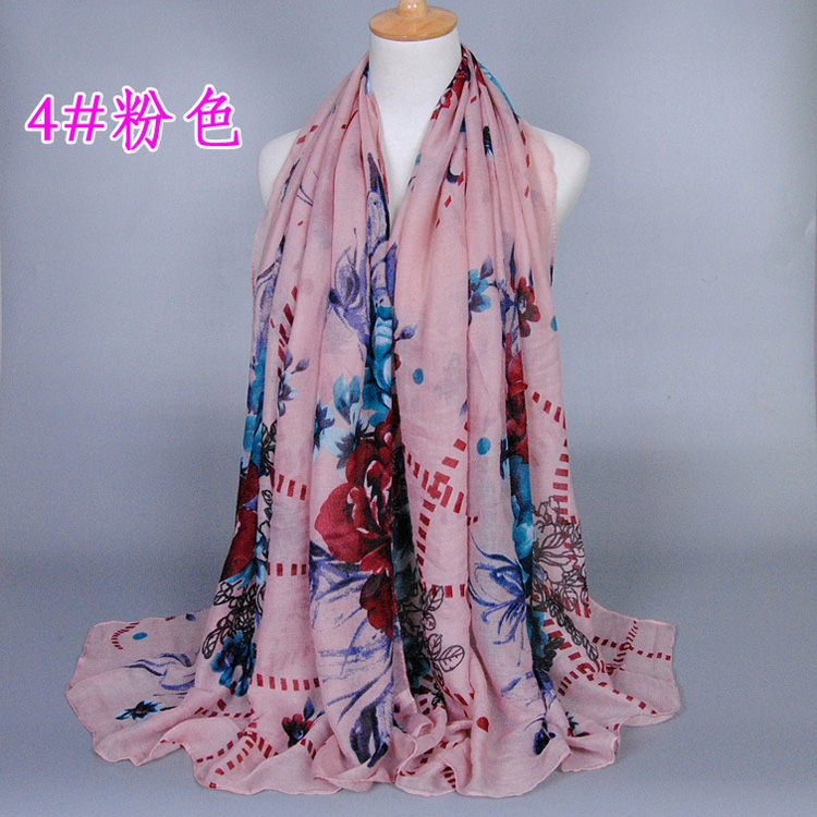 Women fashion viscose scarf wholesale