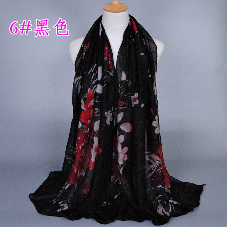 Women fashion viscose scarf wholesale