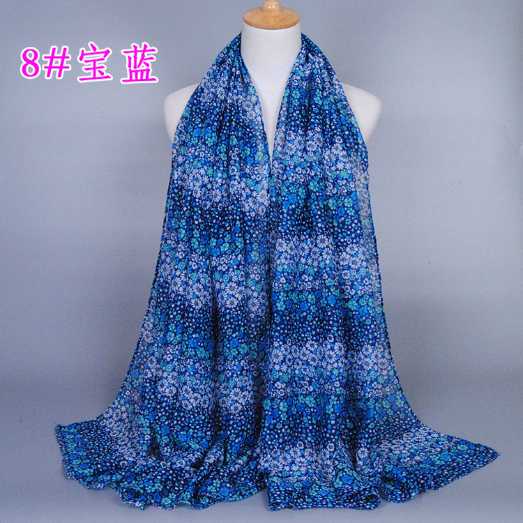 Viscose sunflower scarf wholesale