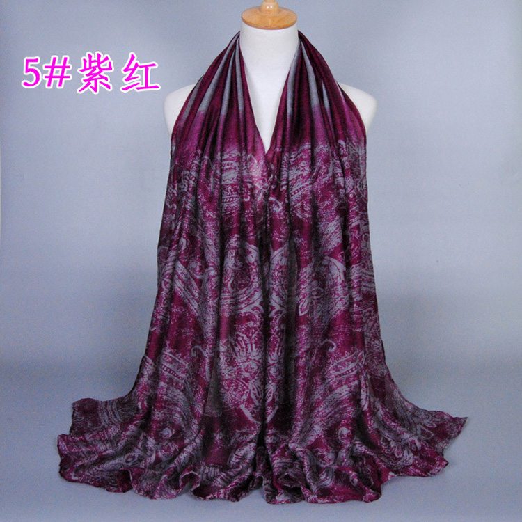 Viscose cashew flower scarf wholesale