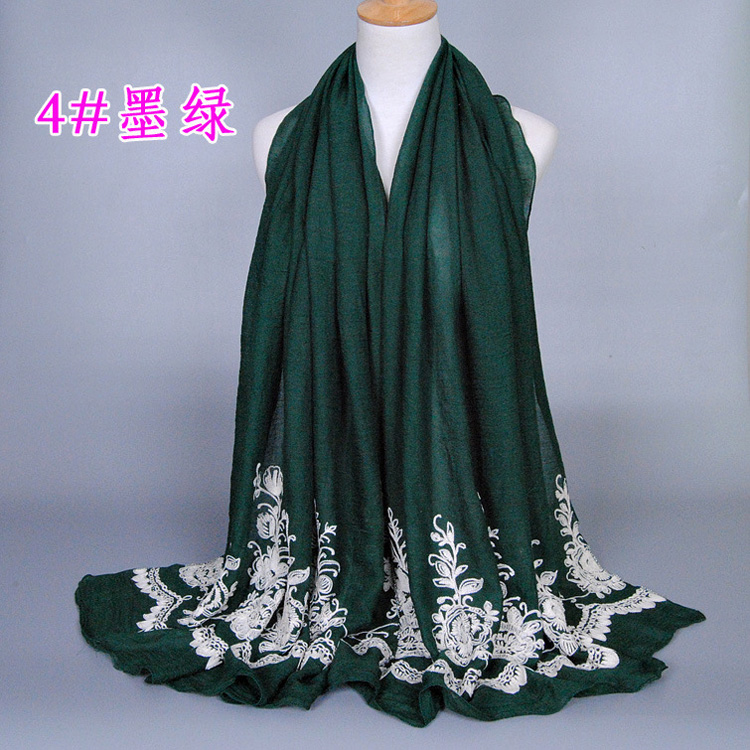Wholesale embroidered infinity scarf
