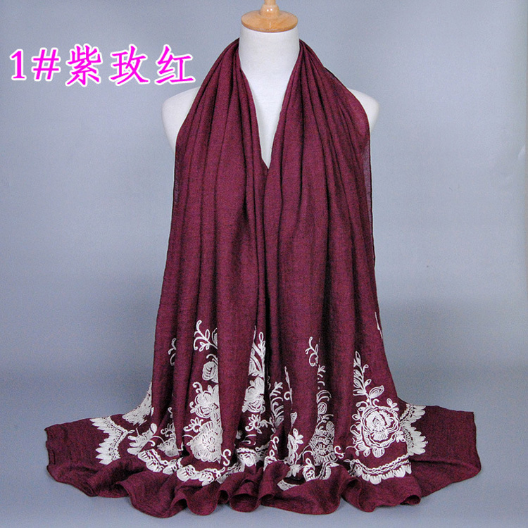 Wholesale embroidered infinity scarf